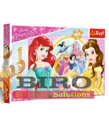 TF Puzzle "100 Glitter" - Memoriile lui Belle si Ariel / Disney Princess